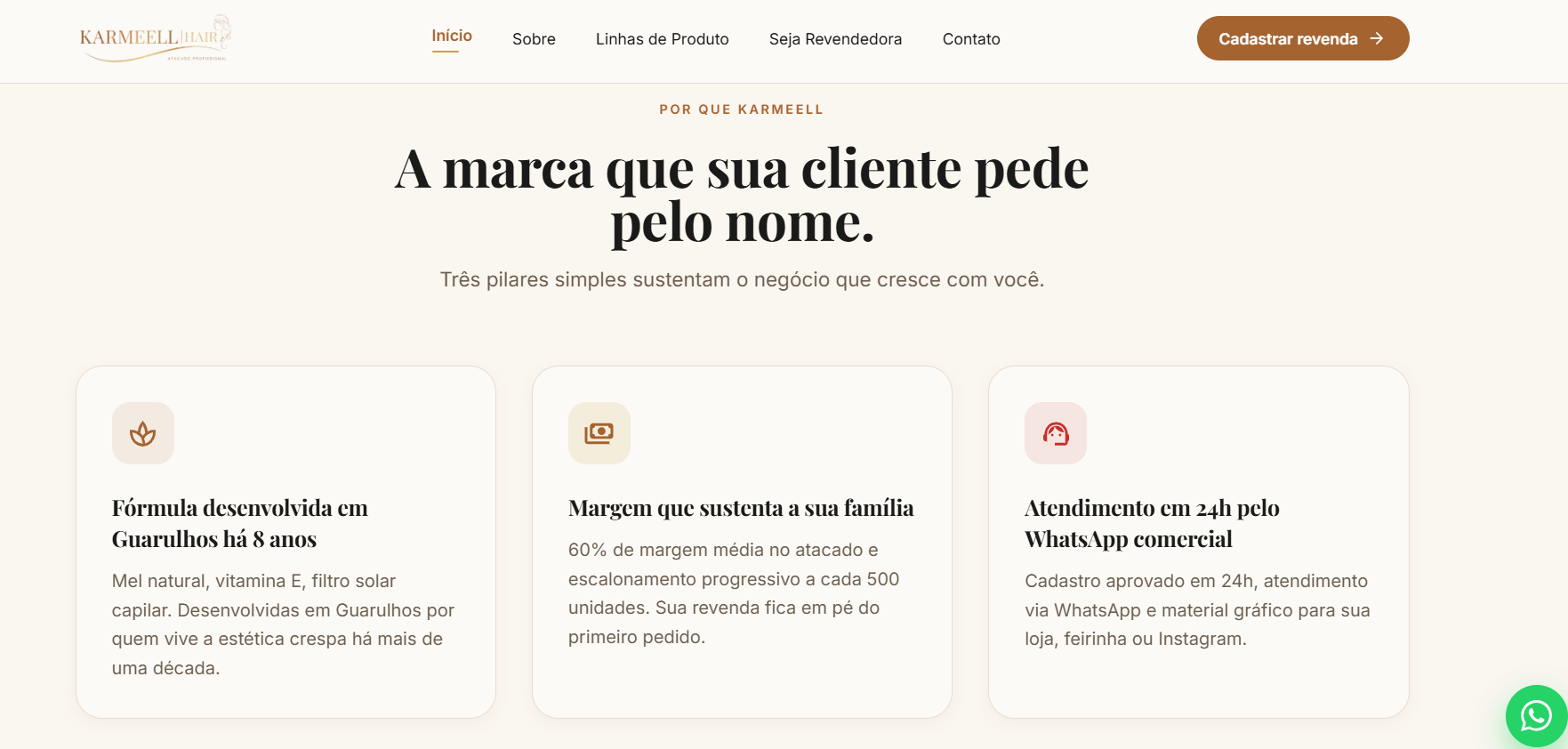 Karmell Hair - Institucional — imagem 2