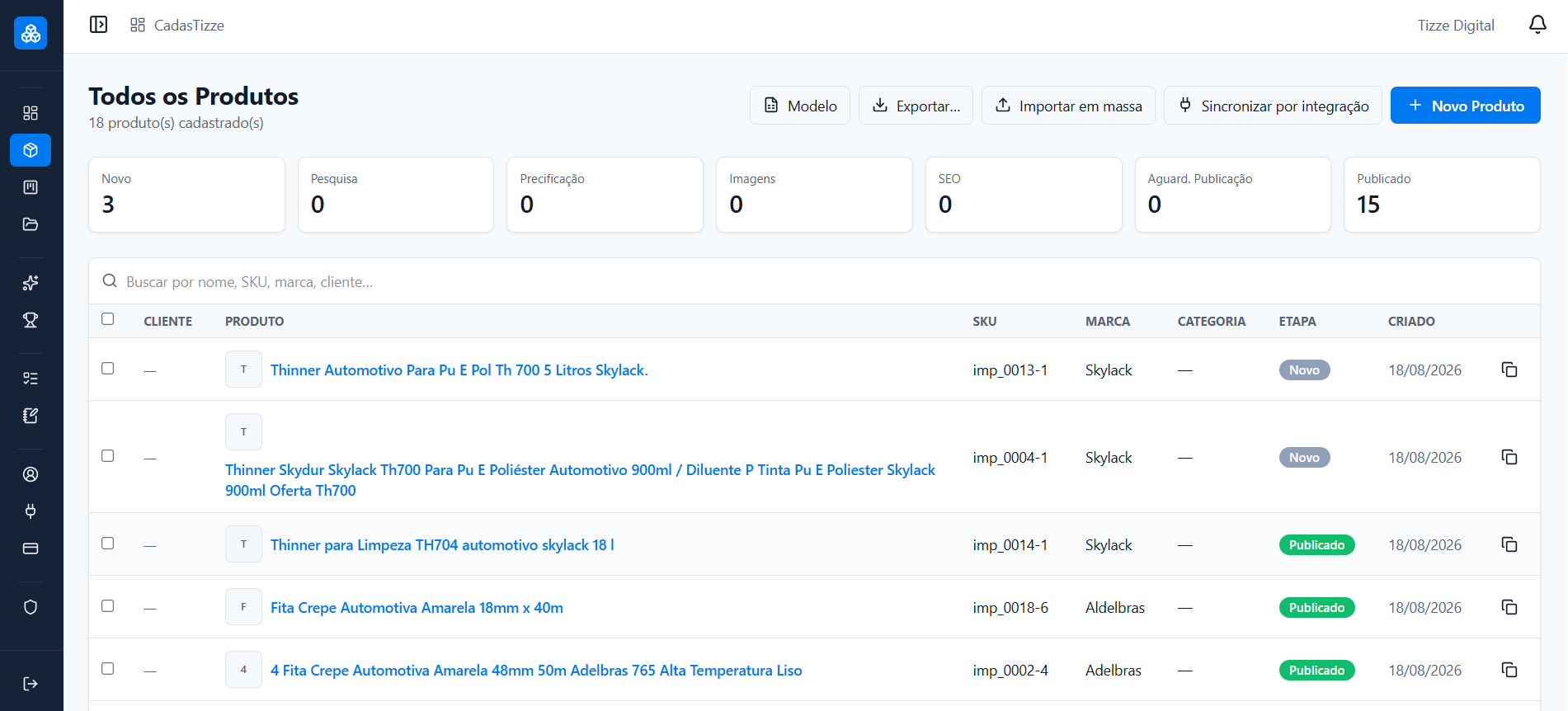 CadasTizze - Plataforma de gestão para marketplaces — imagem 2