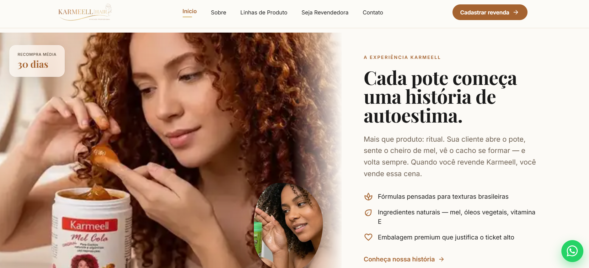 Karmell Hair - Institucional — imagem 3